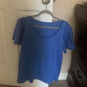 Loft shirt, size large, cornflower blue